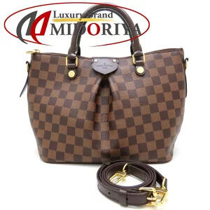 LOUIS VUITTON Damier Siena handbag Ebene Brown